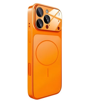 Original Glas Nano Matte Fall Für iPhone 17 Pro Max 16 15 14 13 Pro Max 17 Air Magnetische Magsafe Drahtlose lade Rüstung Funda