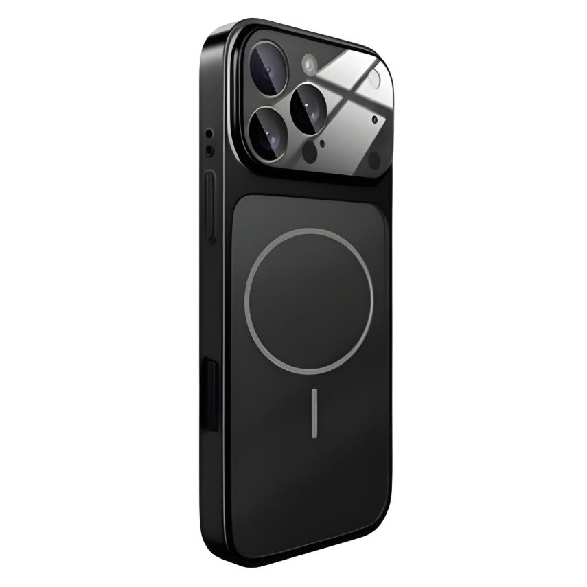 Original Glas Nano Matte Fall Für iPhone 17 Pro Max 16 15 14 13 Pro Max 17 Air Magnetische Magsafe Drahtlose lade Rüstung Funda