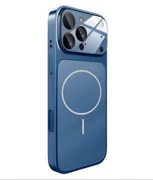 Original Glas Nano Matte Fall Für iPhone 17 Pro Max 16 15 14 13 Pro Max 17 Air Magnetische Magsafe Drahtlose lade Rüstung Funda