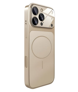 Original Glas Nano Matte Fall Für iPhone 17 Pro Max 16 15 14 13 Pro Max 17 Air Magnetische Magsafe Drahtlose lade Rüstung Funda